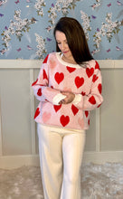 Load image into Gallery viewer, Amelia Pearl Heart Sweater
