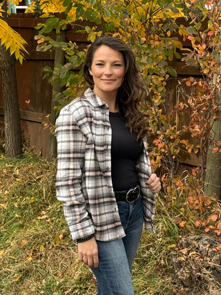 Plaid Button Down Top