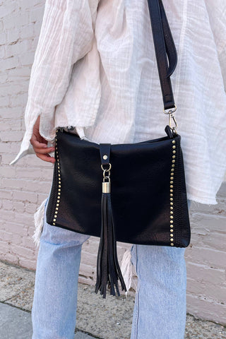 Marie Crossbody with Grommet Details