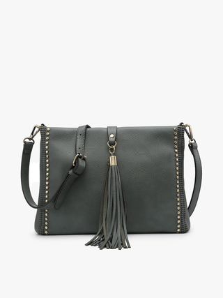 Marie Crossbody with Grommet Details