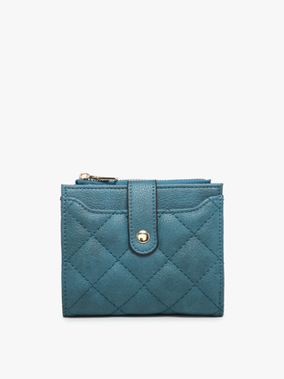 Melody Quilted Zip Top Wallet