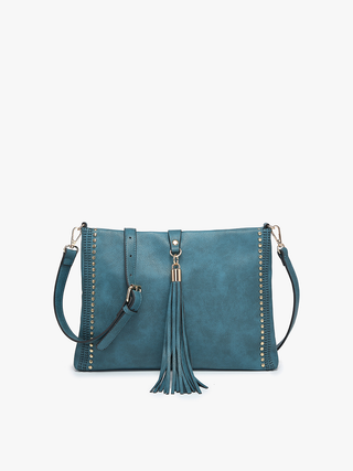 Marie Crossbody with Grommet Details