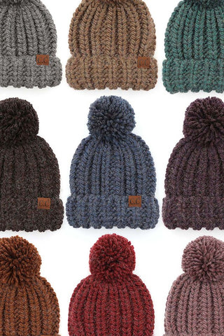 C.C Special Chunky Yarn Beanie Hat