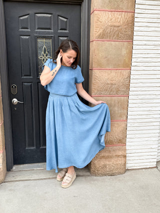 Sadie Chambray Set