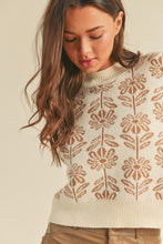 Load image into Gallery viewer, Flower Pattern Sweater
