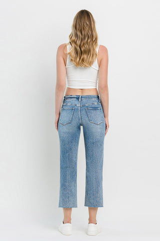 River Dee High Rise Straight Jeans by Vervet