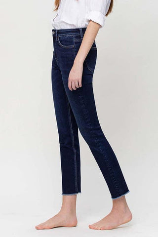 Super High Rise Stretch Slim Straight Jeans by Vervet