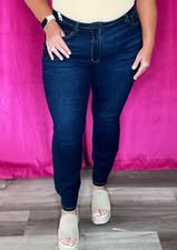 Rachel High Rise Skinny Jeans by Judy Blue