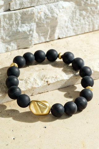 Natural Stone Stretch Bracelet