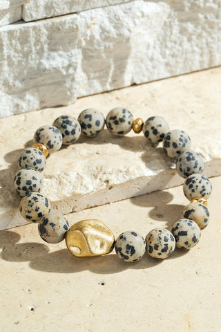 Natural Stone Stretch Bracelet