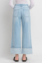 Load image into Gallery viewer, Super High Rise Cuff Baggy Wide Jeans by Vervet
