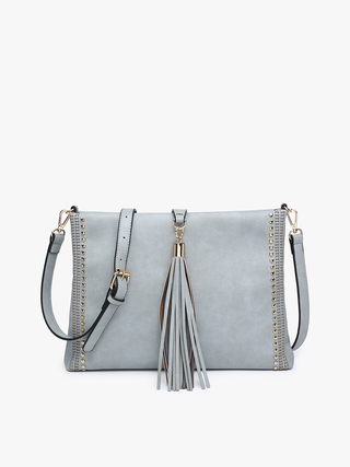 Marie Crossbody with Grommet Details