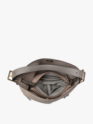 Alexa 2-in-1 Hobo Bag with Dual Zip Compartments