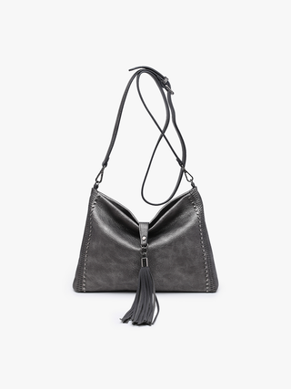 Marie Crossbody with Grommet Details