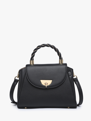 Twist Lock Small Satchel