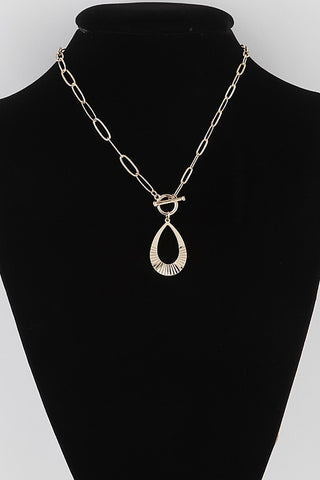 Teardrop Toggle Necklace